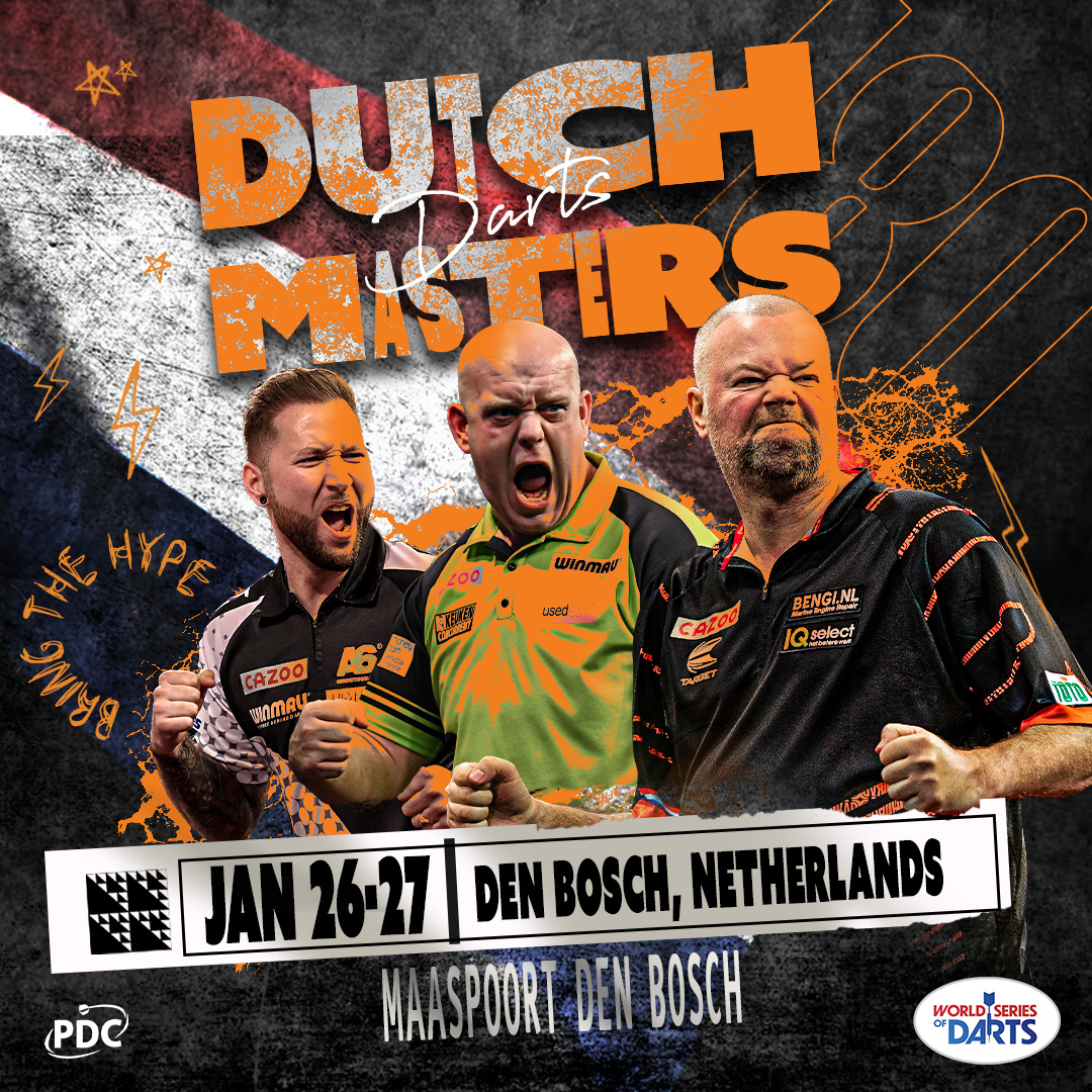 Dutch Darts Masters keert terug naar het World Series-circuit met tien Bosch-debuut